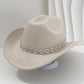 ✨ 50% RABATT NU! 🤠 Kvinnors Rhinestone Hjärta Cowboyhatt – Gnistrande French Jazz Fedora & Premium Strukturerad Silhuett – Elegant, Glamorös & Festivalredo 🎪