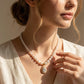 💟 TIDSBEGRÄNSAD 50% RABATT! 💥 Dam Vintage Pärls Halsband – Tårdropps Choker, Lysande Pärlor, Guldton ✨