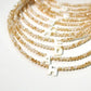 💎 50% RABATT! ✨ Romantiskt initialhalsband med pärlor – Pärlemorbokstäver & zirkonpärlor – Justerbart, personligt & perfekt som en meningsfull present eller vardagsaccessoar 💝
