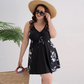 👗 50% RABATT! 🌸 Damernas tryckt ärmlös V-ringad baddräkt – Lindrig & snabbtorkande – Perfekt för bad, sol eller strand – skön passform & färgglatt mönster 🌊