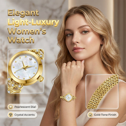 ⌚💎 Elegant armbandsur för kvinnor – En tidlös design som passar perfekt till både vardags- och festklädsel ✨