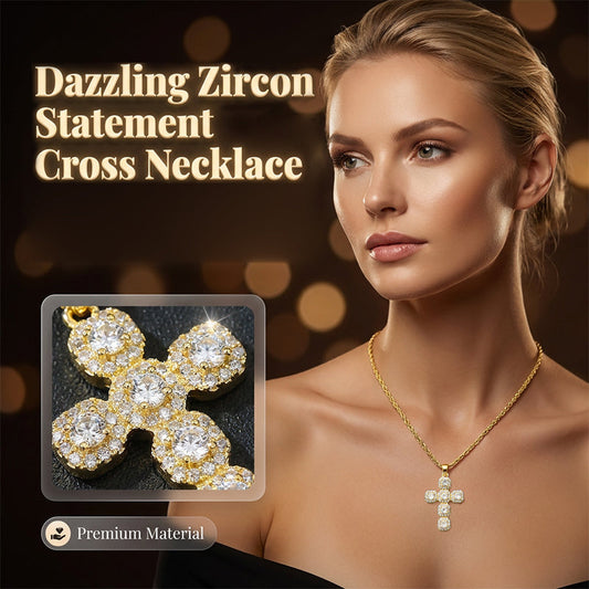 📿 50% RABATT NU! 💎 Kopparinfattat Zirkon Korsberlock – Bländande Glans & Tidlös Elegans 🕊️