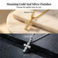 📿 50% RABATT NU! 💎 Kopparinfattat Zirkon Korsberlock – Bländande Glans & Tidlös Elegans 🕊️