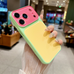 Vibrant Kontrastfärgat Dopamin Akryl Mobilskal