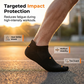 Unisex Atletiska Ankelstrumpor för Löpning