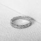 💍 50% RABATT NU! 💖 Elegant Hjärta Evighetsring – Mikro-pavé Zirkon & Rostfritt Stål ✨