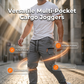 Casual-joggingsbyxor med flera fickor för män