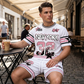 🔥50% RABATT HALVT PRIS👕🧍Herr Kortärmad 2-Delad Set ☀️Sommar tvådelat fritidsset