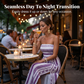 👗50% RABATT! 🎁 Geometriskt Mönstrad Jumpsuit med Smockad Överdel – Bekväm, Trendig & Perfekt För En Lekfull Sommarlook 🌞