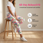 🔥 SOMMARDEAL – 50% RABATT 🌸 Damen byxor med floral design 🌿 Justerbar midja, bekväm passform & naturlig elegans ✨