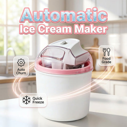 ❄️🍧 50 % RABATT! Svensk sommar-essentiell: glassmaskin för hemmet – stor kapacitet, gör krämig glass, sorbet & gelato, enkel & rolig för både barn & vuxna 🌿