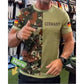 🔥 50% OFF NOW! 🧵 Men's Camouflage Patchwork Crewneck T-Shirt
