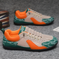 Herr andningsbara sneakers – mesh-överdel, elastiska snören & stötdämpande sula 👟🌬️