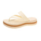 👡 50% RABATT NU! 🌸 Dam Flätade Rem Plattform Flip-Flops – Kuddat fotsulor & hållbara remmar – Lättviktiga, perfekta för strand, pool eller avslappnade sommardagar – bekväma och snygga ☀️