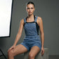 ✨50% RABATT NU! ✨Dam Casual Denim Kort Helälsbyxor