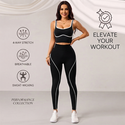 Damset med Högstretchig Sport-BH & Leggings