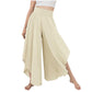 🎉 LIMITED TIME 50% OFF! 👖 Women's Lightweight Flowy Wide Leg Pants – High-Waisted Elastic Band & Breathable Comfort 🌸