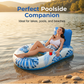 🏊 50% RABATT! 🌊 Premium Inflatable Pool Float Lounger – Ergonomisk Ryggstöd & Bekväm – Perfekt för Avkoppling i Poolen ☀️