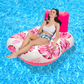 🏊 50% RABATT! 🌊 Premium Inflatable Pool Float Lounger – Ergonomisk Ryggstöd & Bekväm – Perfekt för Avkoppling i Poolen ☀️