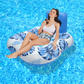 🏊 50% RABATT! 🌊 Premium Inflatable Pool Float Lounger – Ergonomisk Ryggstöd & Bekväm – Perfekt för Avkoppling i Poolen ☀️