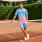 Herr Sommar Casual Tryckt 2-Delat Set