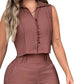 🎁New Arrivals 50% OFF💥Women's Sleeveless Top & Pants 2-Piece Set