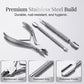 3PCS Professional Cuticle Nipper & Pusher Set