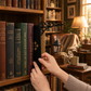 🏆🇸🇪 Populär bland svenska kunder📚 Miniatyrbokstöd i Retro Gatlyktstil – Skapa Magi På Din Bokhylla
