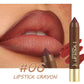 💄 50% RABATT! Långvarig Matt Läppkrita för Kvinnor | 2-i-1 Konturpenna & Läppstift | Fuktgivande & Icke-Uttorkande | Precisions Triangulär Spets | 6 Färger ✨