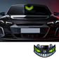 🔥 50 % RABATT! 😈 Solcellsdriven LED-varningslampa för bilar ”Teufelssauge” ✨ Vibrationssensor, USB- och solcellsladdning, universell för personbilar och lastbilar