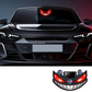 🔥 50 % RABATT! 😈 Solcellsdriven LED-varningslampa för bilar ”Teufelssauge” ✨ Vibrationssensor, USB- och solcellsladdning, universell för personbilar och lastbilar