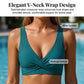 Damernas Högmidjad Rynkad Bikiniset