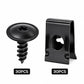 📢📢50% REA!! ⏰Universellt Bil Metall U-Typ Clips och Skruvar Set