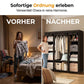 ⏰【Begränsat Erbjudande – 50% Rabatt!】👔 Lättmonterat Klädskåp i Nonwoven-tyg