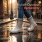 🌧️ 50% RABATT NU! 👢 Unisex Mid-Calf Waterproof Rain Boots – Hållbara & Halksäkra – Perfekt för Regniga Dagar & Utomhusäventyr – Lätta att Rengöra 💧