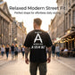 🎉 BEGRÄNSAD TID 50% RABATT! 👕 Rygg-tryckt Streetwear T-shirt – Urban Edge Statement ✨
