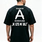 🎉 BEGRÄNSAD TID 50% RABATT! 👕 Rygg-tryckt Streetwear T-shirt – Urban Edge Statement ✨