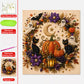 🎃 50% RABATT NU! Halloween DIY‑kit med spökmotiv och pärlor – komplett set med canvas, pärlor & lim – skapa en magisk höstdekoration 👻✨