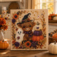 🎃 50% RABATT NU! Halloween DIY‑kit med spökmotiv och pärlor – komplett set med canvas, pärlor & lim – skapa en magisk höstdekoration 👻✨