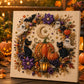 🎃 50% RABATT NU! Halloween DIY‑kit med spökmotiv och pärlor – komplett set med canvas, pärlor & lim – skapa en magisk höstdekoration 👻✨