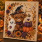 🎃 50% RABATT NU! Halloween DIY‑kit med spökmotiv och pärlor – komplett set med canvas, pärlor & lim – skapa en magisk höstdekoration 👻✨
