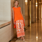 Dam Casual Ärmäslös Topp & Vida Ben Byxor Set