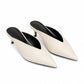 👡 50% RABATT! 🌸 Dameleganta spetsiga mules med V-ringning – Fina, luftiga & stilfulla – Perfekta för vardag, kontor & speciella tillfällen ✨