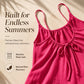 👗☀️ Sommaroverall för damar med bar rygg – lätt tyg, justerbara knytband och avslappnad passform ✨