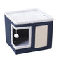 🐱 50 % RABATT NU! 🏠 Foldable 2-in-1 cat cube house – två nivåer, integrerad klösmatta & hopfällbar design – perfekt för små utrymmen 🧶