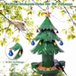 🎄 50 % RABATT NU! 🐦 Julfågelmatare i julgransform – metallkonstruktion, väderbeständig & enkel påfyllning – perfekt för trädgårdar och uteplatser ❄️