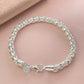 ✨50% RABATT NU! !✨Elegant halsband med flätad vete-kedja i silverfärg