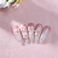 ✨Heta erbjudande: 1+1 GRATIS!✨5D-blommiga nageldekaler