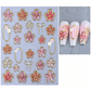 ✨Heta erbjudande: 1+1 GRATIS!✨5D-blommiga nageldekaler