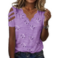 Nyhet✨ 👚 Klassisk scalloped V-hals med hjärtprint